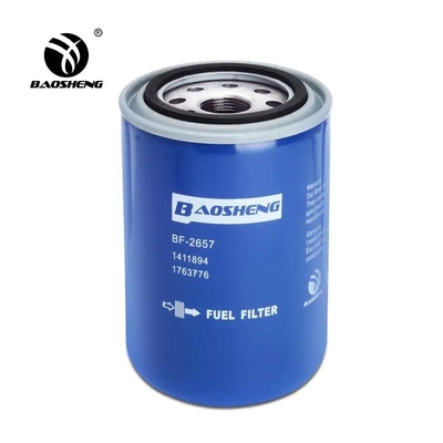 1411894 DX380 DX420 Doosan Fuel Filter OD 93.5mm ورق ترشيح