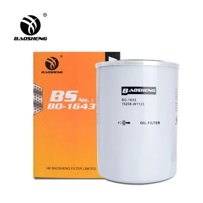 مقاومة لدرجات الحرارة العالية مرشح زيت الحفر ذو السعة الكبيرة 898075676 5208-W3401 135mm ارتفاع حماية المحرك